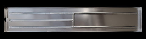 48 Inch Stainless Steel H-Burner with Pan