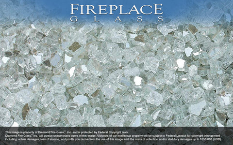 Crystal Cove Premixed Fireplace Glass