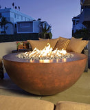Legacy Round Fire Pit Table by Diamond Fire Glass