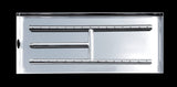 18 Inch Stainless Steel H-Burner with Pan by Diamond Fire Glass