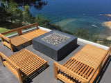 Aura Square Fire Pit Table