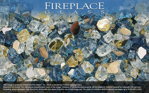 Atlantis Premixed Fireplace Glass