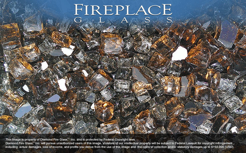 Copper Canyon Premixed Fireplace Glass