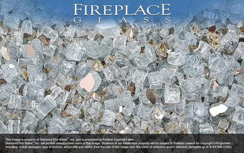 Denali Peak Premixed Fireplace Glass