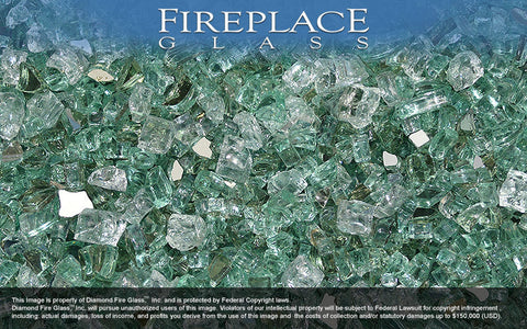 Emerald Bay Premixed Fireplace Glass