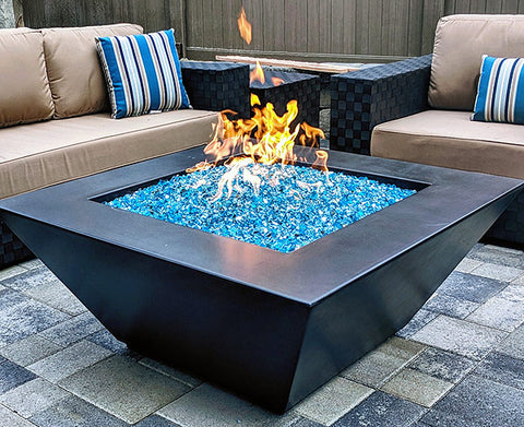 Geo Square Fire Pit Table
