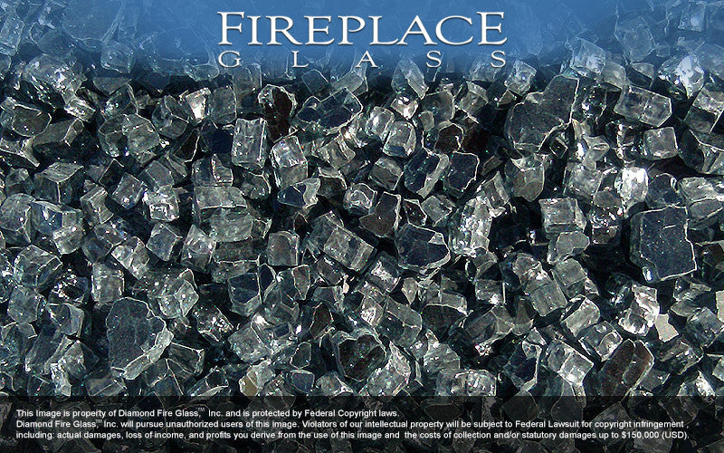 Graphite Gray Fireplace Glass - Temporarily Backordered