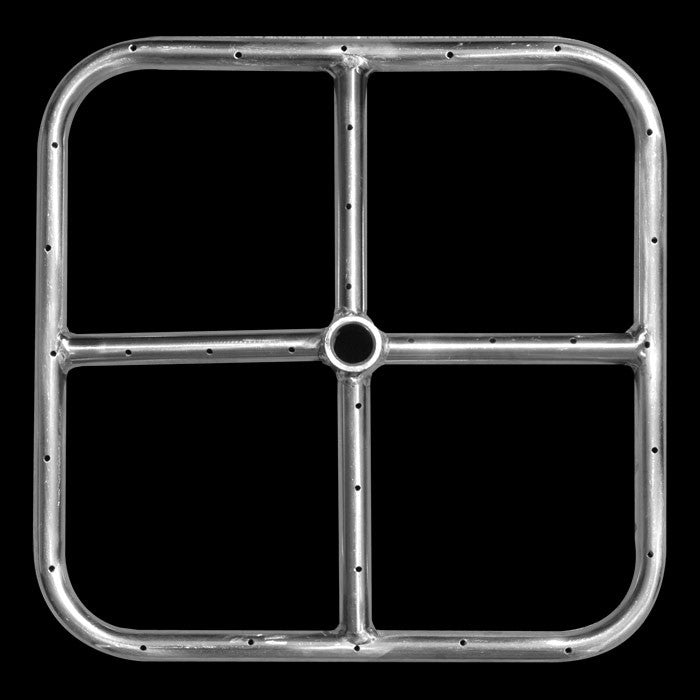 Stainless Steel Square Fire Pit Ring - 12 Inch